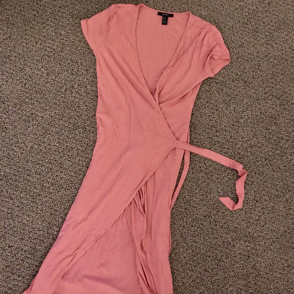 Forever21 Pink Wrap Dress